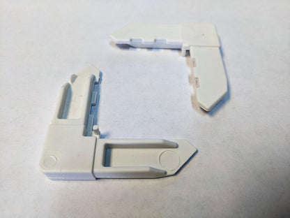 Window Screen Kit w/White Aluminum Frame, Corners, Spline, Springs, Pull Tabs, and Screen Mesh