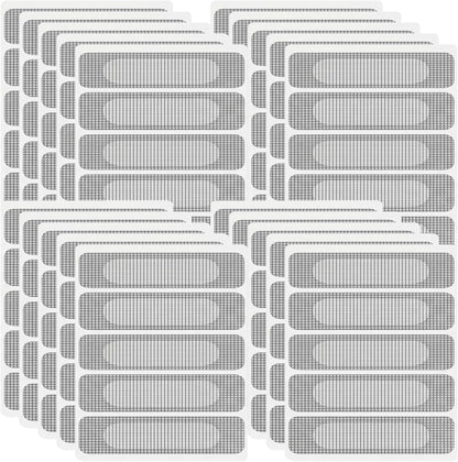 Screen Patch Repair Kit, 100 Pcs Self-Adhesive Window Screen Repair Tape, Gray Breathable Mesh Patches for, Doors Tape Mesh