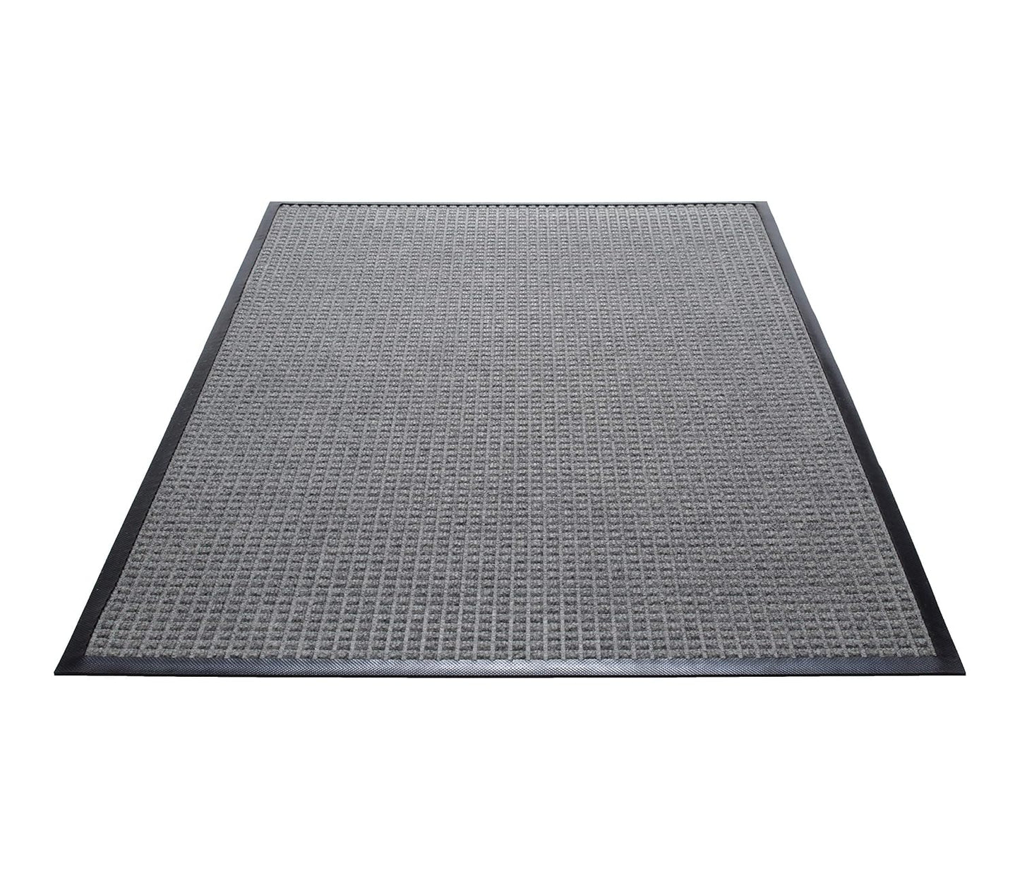 Guardian WaterGuard Indoor/Outdoor Wiper Scraper Floor Mat, Rubber/Nylon, 3'x4', Grey