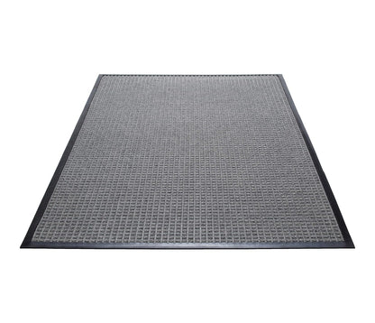 Guardian WaterGuard Indoor/Outdoor Wiper Scraper Floor Mat, Rubber/Nylon, 3'x4', Grey