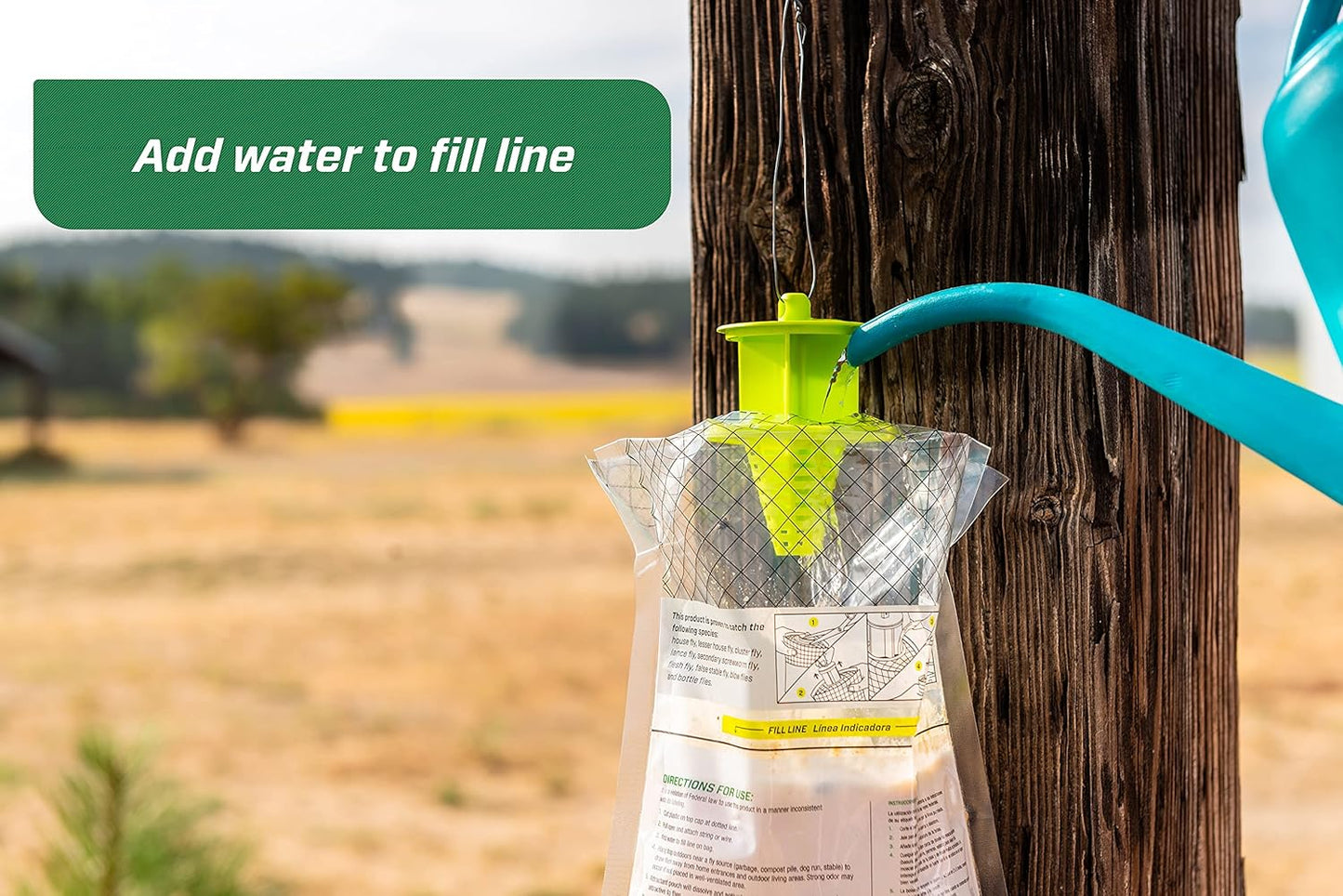 RESCUE! Big Bag Fly Trap – Disposable, Outdoor Use - 3 Traps
