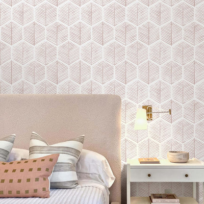 MelunMer 118In L 17.3In W Modern Peel and Stick Wallpaper Boho Contact Paper for Cabinets/Drawers Self Adhesive Removable Wallpaper for Bedroom/Bathroom Waterproof Geometric Contact Paper Beige/White
