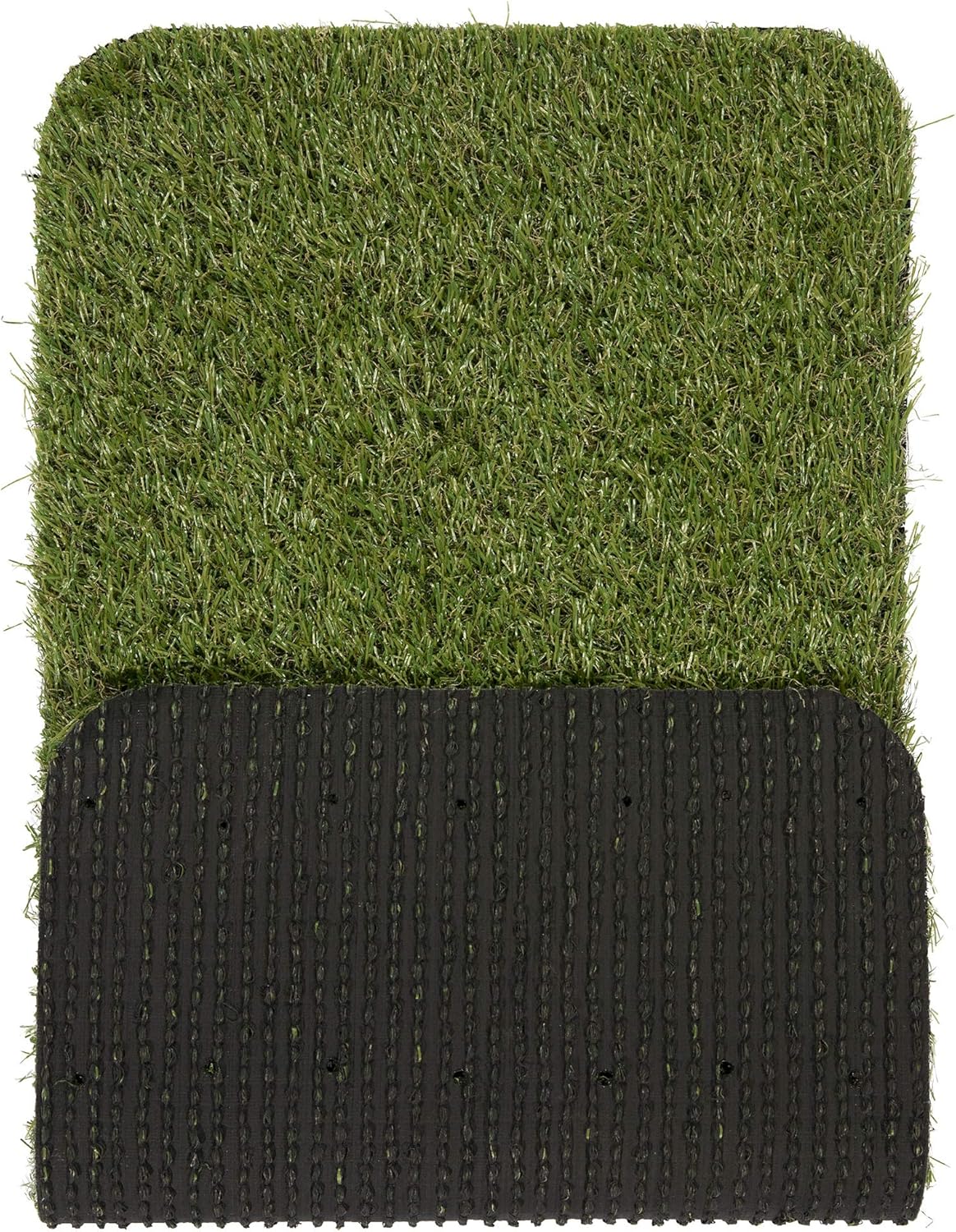 Ottomanson Indoor/Outdoor Boot Tray Non-Slip Rubber 16" x 32" Modern Entryway Mat for Entryway, Patio, Backyard, Garage, 16" x 32", Black