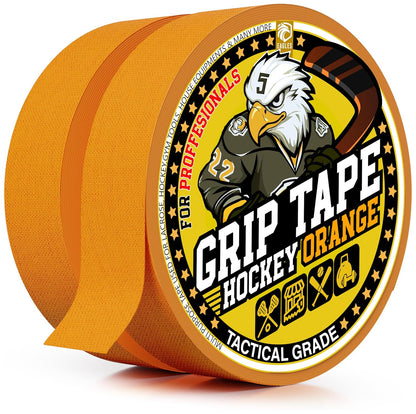 EAGLES Hockey Tape Multipurpose Cloth Tape Roll for Lacrosse Baseball & Softball Bats, Rackets, Pullup Bars, Gardening Tools, Sports Gift Perfect for Wrist, Ankle, Foot, Knee and Hand Taping (Clear)