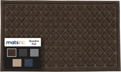 Artisan Entry Indoor Mats for Entryway, Durable & Easy to Clean Tray for Boots, Anti-Slip & Water-Resistant for Front Room, Made in The USA, 15" x 36", Blue, by Mats Inc.