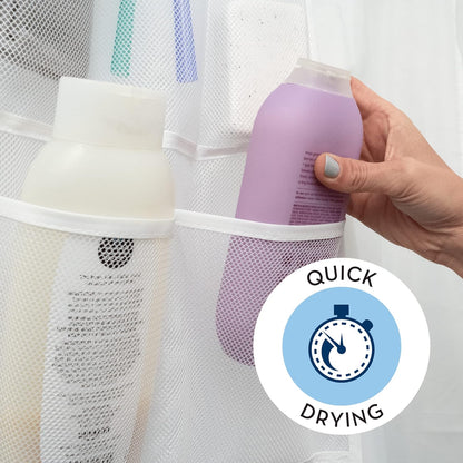 S&T INC. Shower Organizer, Shower Caddy & Bathroom Organizer, 2 Pack, White
