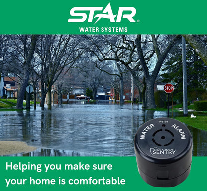 Basement Sentry Sump Pump High Water Alarm (148138) Attaches to Sump Discharge or Sits on the Floor Where Flooding May Occur