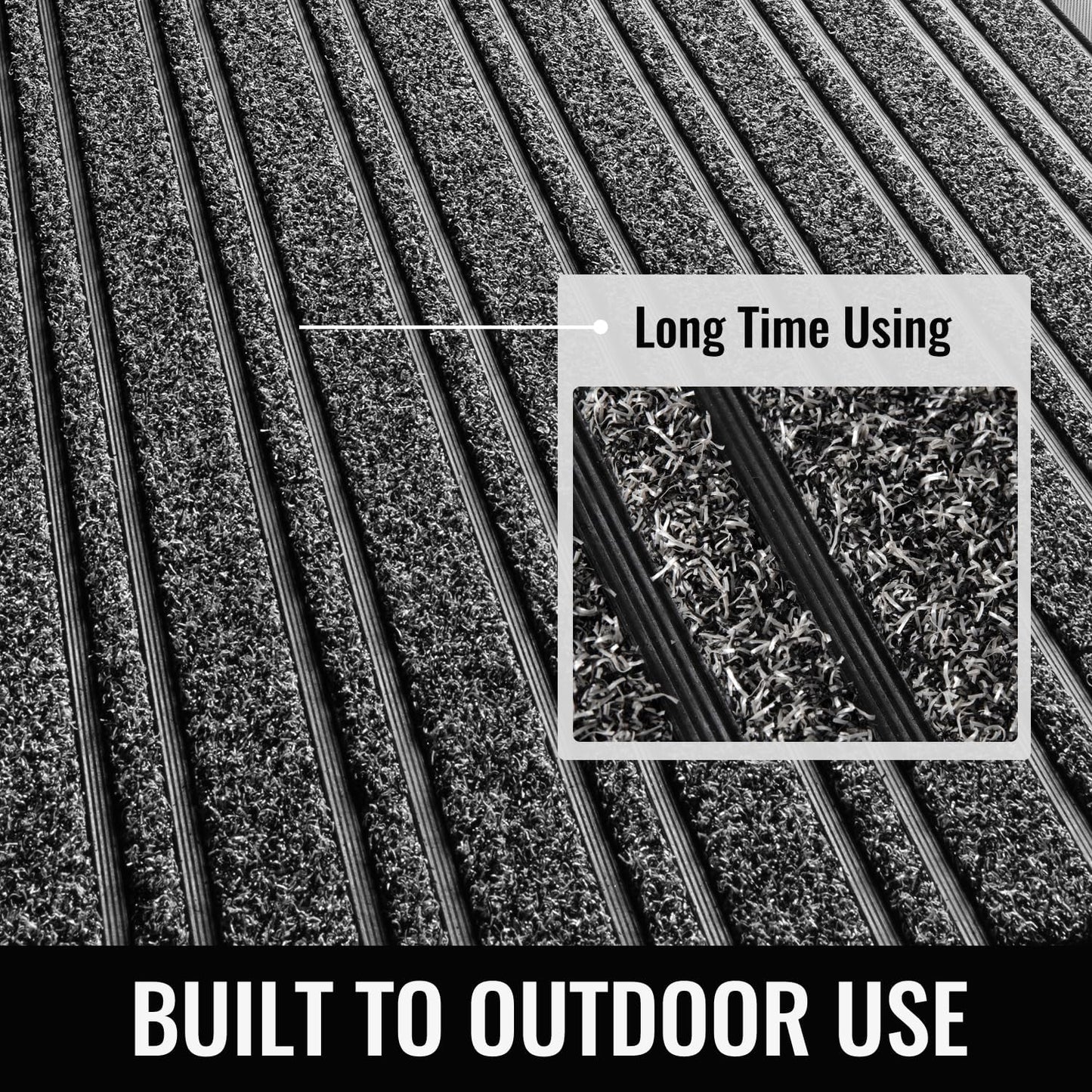 BEHERO Door Mat Outdoor Entrance, 30.5"x17" Extra Durable Front Door Mat Outside, Heavy Duty Welcome Mat for Outside Entry, Back Door Mats Non Slip, Waterproof All-Season Doormats, Yellow
