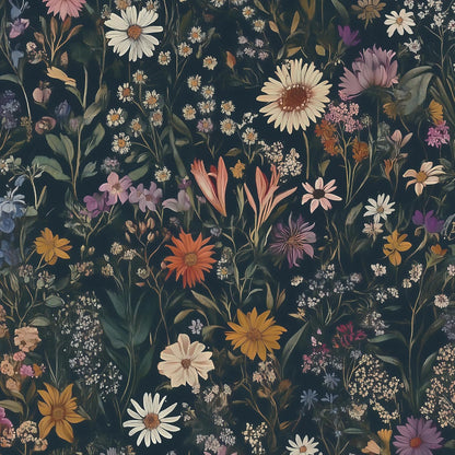 Safiyya Peel and Stick Wallpaper Vintage Floral Contact Paper 17.3" x 78.7" Wall Paper Renter Friendly Self Adhesive Removable Wallpaper for Bathroom Vinyl
