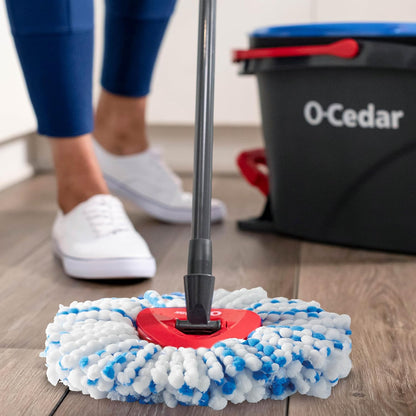 O-Cedar EasyWring RinseClean Spin Mop Microfiber Refill, 1-Pack, Blue