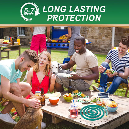 30Pack Mosquito Repellent Coils - Mosquito Repellent Outdoor Patio with 5-7 Hour Protection Covers 12ft, Mosquito Bits Safe & Effective for Yard, Patio, Camping, Garden, Deck & BBQ Areas