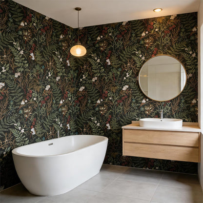 Peel and Stick Wallpaper Removable Self-Adhesive, Renter Friendly Waterproof Vinyl Contact Paper, Boho Self Stick Wall Paper for Bedroom Bathroom Cabinet Furniture Makeover, 17.5" x 118"