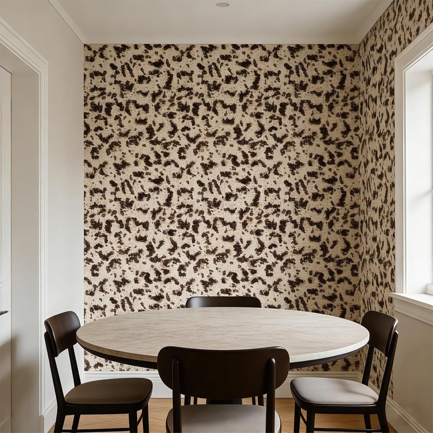 Peel and Stick Wallpaper Removable Self-Adhesive, Renter Friendly Waterproof Vinyl Contact Paper, Boho Self Stick Wall Paper for Bedroom Bathroom Cabinet Furniture Makeover, 17.5" x 118"