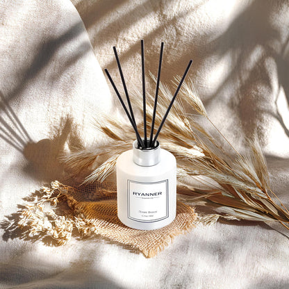 Reed Diffuser Set,5.1 fl oz Clean Linen Scent Diffuser with Sticks Home Fragrance Reed Diffuser with Essential Oil for Bathroom Shelf Decor&Air Freshener,Home Bathroom Office Decor & Gifts