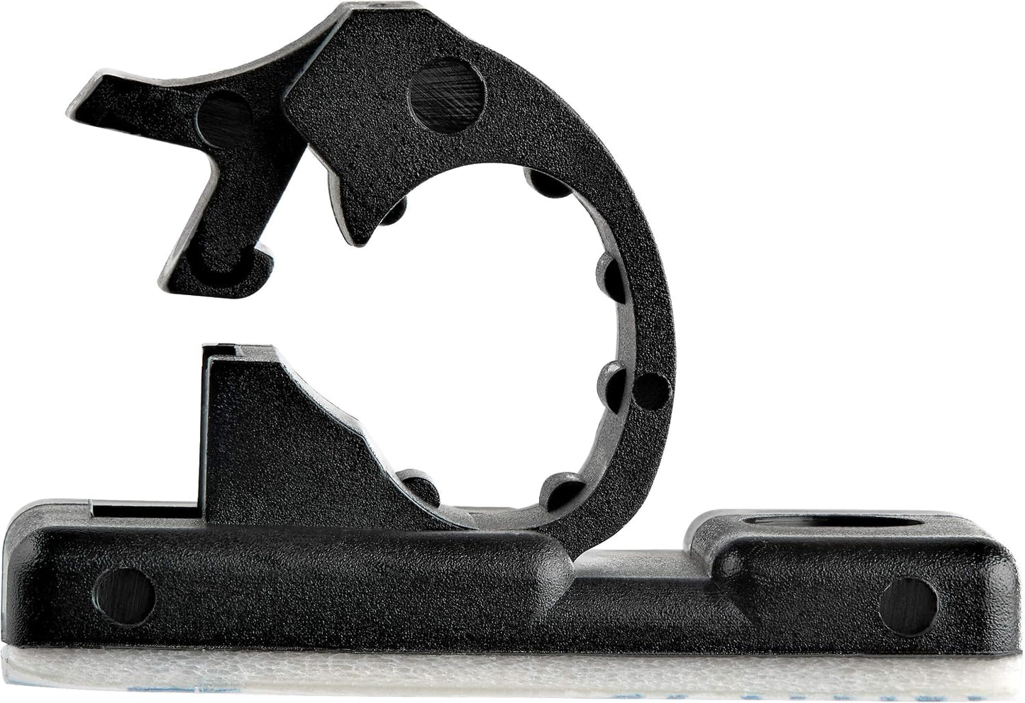 StarTech 100 Adhesive Cable Management Clips, Black, TAA, Sticky (CBMCC2) | Nylon Self Adhesive Clamp UL/94V-2 Fire Rated, Network/Ethernet/Office Desk/Computer Cord Organizer, Wire Holders