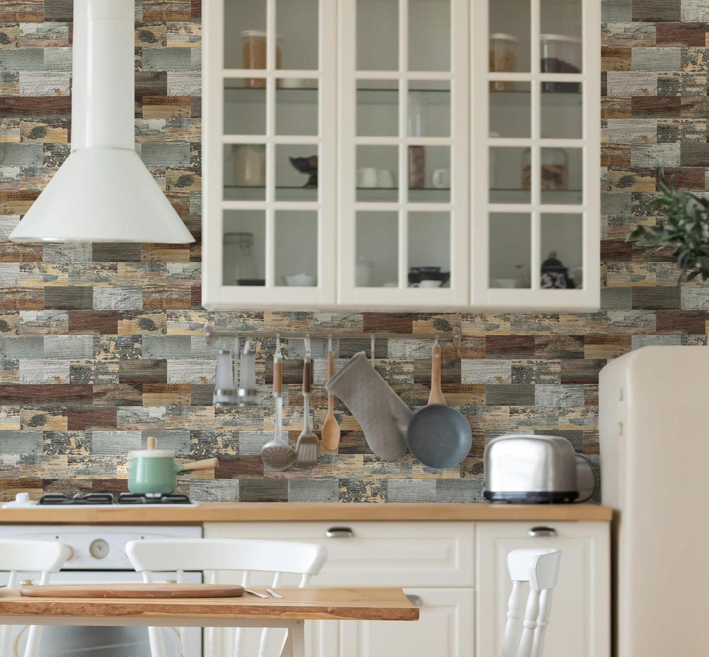 2026 New Upgrade Peel and Stick Backsplash Tile, Peel and Stick 11.34" X 11.57" Wall Tile for Kitchen, Bathroom, Fireplace, Laundry (Beige Ecru, 10 Packs)