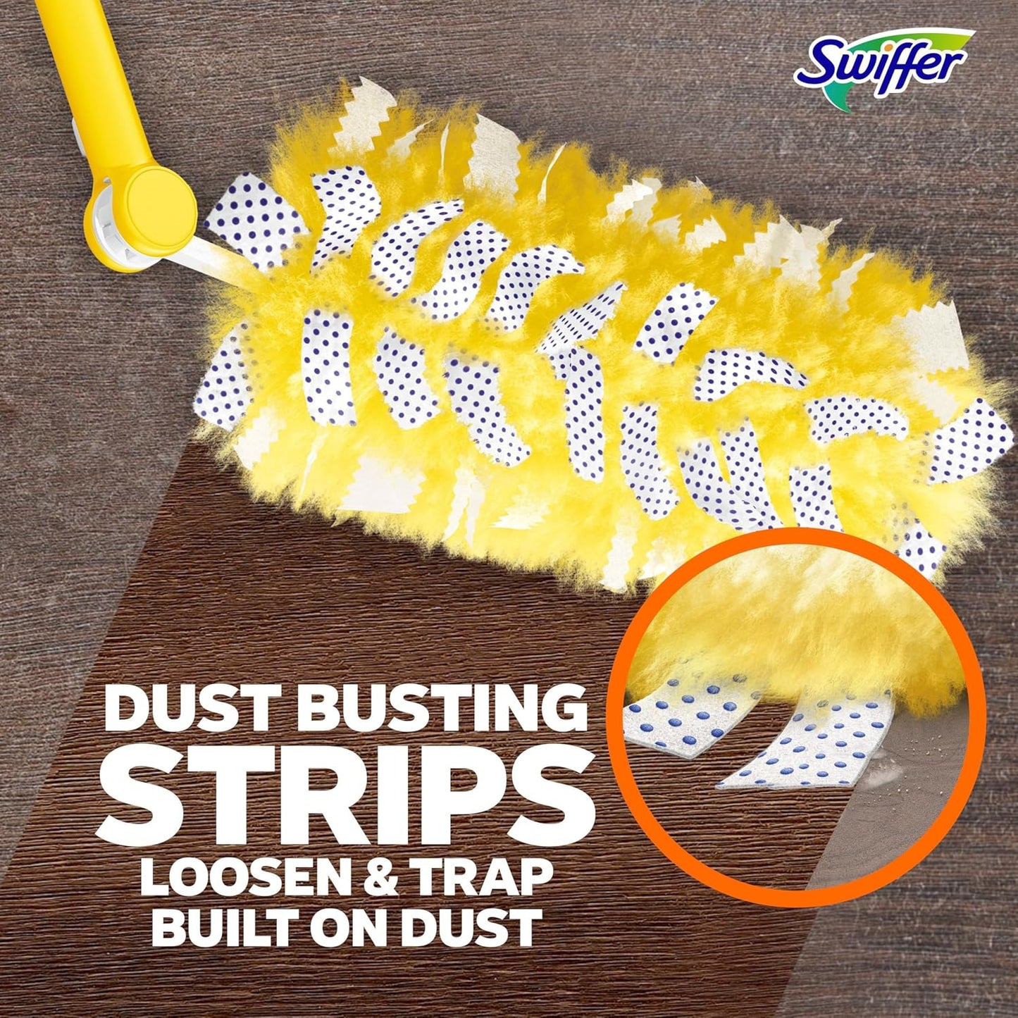 Swiffer Duster Kit with 3 ft Extendable Handle | Includes 1 Duster Extendable Handle (3 ft). 3 Heavy Duty Duster Refills. For Ceiling Fans, Vents, and Hard to Reach Places