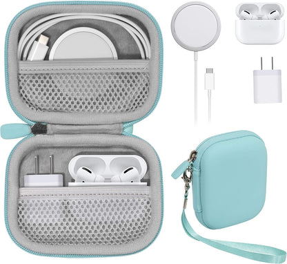 All-in-One Case for iPhone MagSafe Charger & Battery Pack, Storage for Accessories/Power Adapter/Charge Cable/Docks, Compatible with AirPods 4/ Pro 3/2/ 1