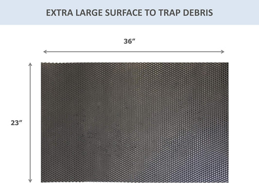 Heavy Duty Clean Step Boot Shoe Scraper Floor Mat, Perfect for Any Entryway to Keep Your Home Clean, Waterproof Largest Available 23" x 36"