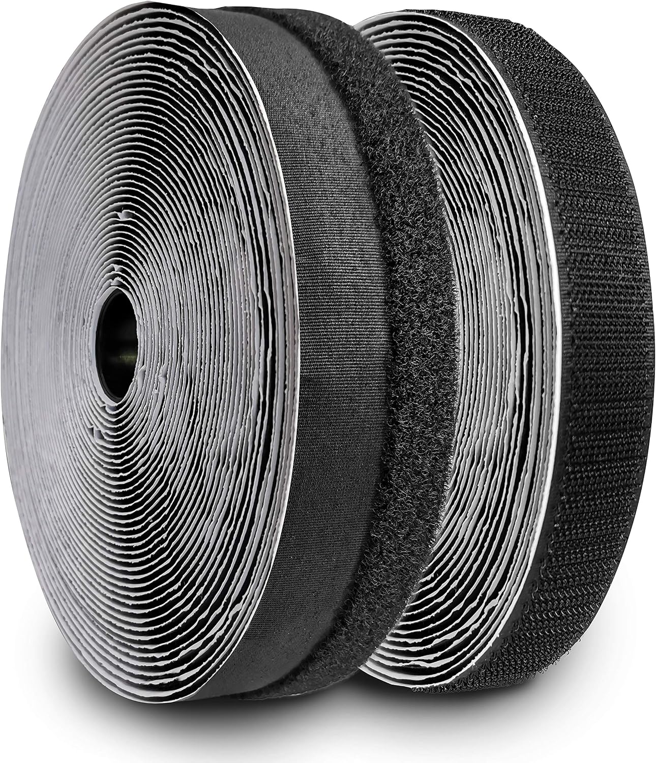 Window Screen DIY Hook and Loop Edging Tape for Net Mesh Screen Self Adhesive Edging Strips (20'Black)
