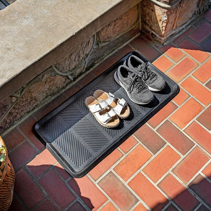 Mohawk Home Boot Tray Utility Solid Black (1'3"x2'5") Utility Mat