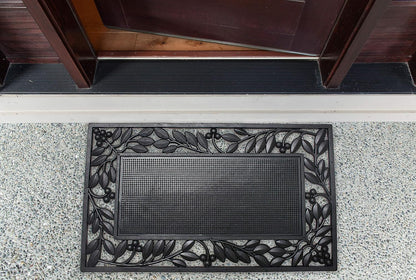 DII Rubber Doormats Collection All Weather, 18x30, Knobby