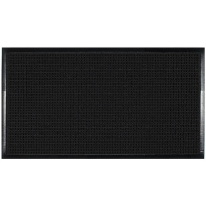 Guardian WaterGuard Indoor/Outdoor Wiper Scraper Floor Mat, Rubber/Nylon, 3'x4', Grey