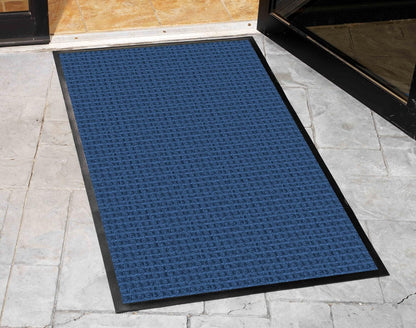 Guardian WaterGuard Indoor/Outdoor Wiper Scraper Floor Mat, Rubber/Nylon, 3'x4', Grey