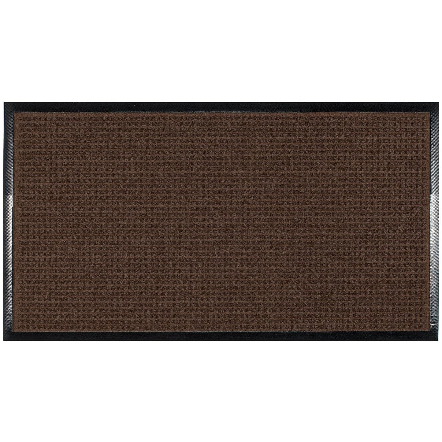 Guardian WaterGuard Indoor/Outdoor Wiper Scraper Floor Mat, Rubber/Nylon, 3'x4', Grey