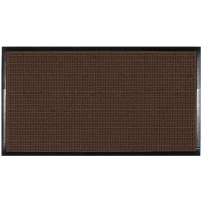 Guardian WaterGuard Indoor/Outdoor Wiper Scraper Floor Mat, Rubber/Nylon, 3'x4', Grey