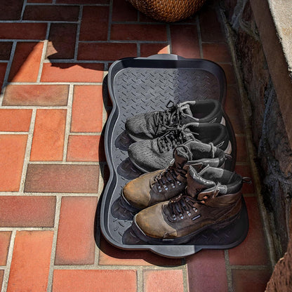 Mohawk Home Boot Tray Utility Solid Black (1'3"x2'5") Utility Mat
