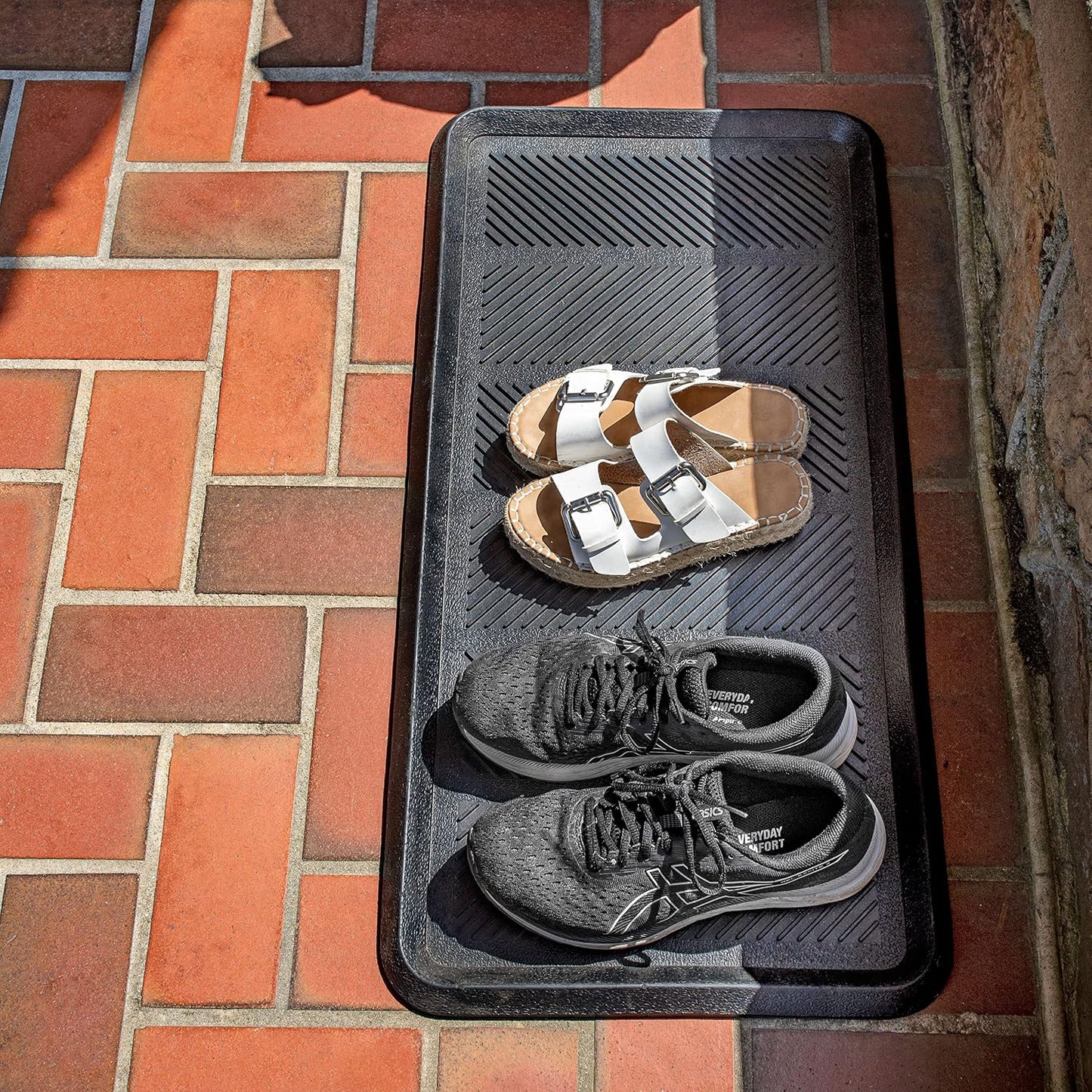 Mohawk Home Boot Tray Utility Solid Black (1'3"x2'5") Utility Mat