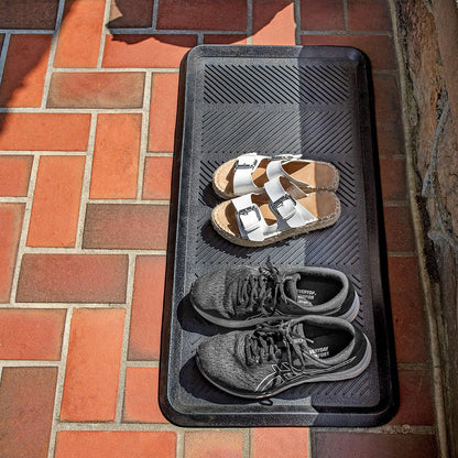 Mohawk Home Boot Tray Utility Solid Black (1'3"x2'5") Utility Mat