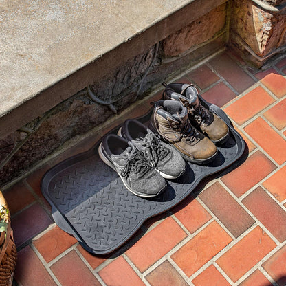 Mohawk Home Boot Tray Utility Solid Black (1'3"x2'5") Utility Mat