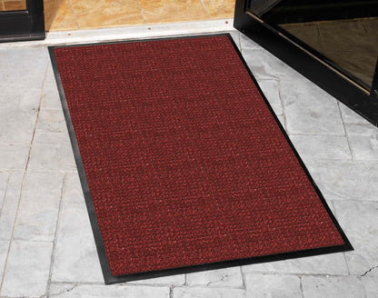 Guardian WaterGuard Indoor/Outdoor Wiper Scraper Floor Mat, Rubber/Nylon, 3'x4', Grey