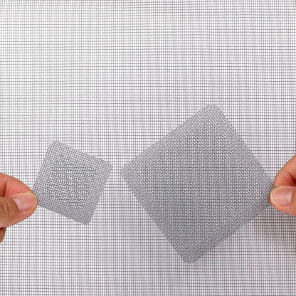 by.RHO Window and Door Screen Repair Patch kit. 25 Patches, (1⅞" x 1⅞" x 20pcs) (3½" x 3½" x 5pcs)