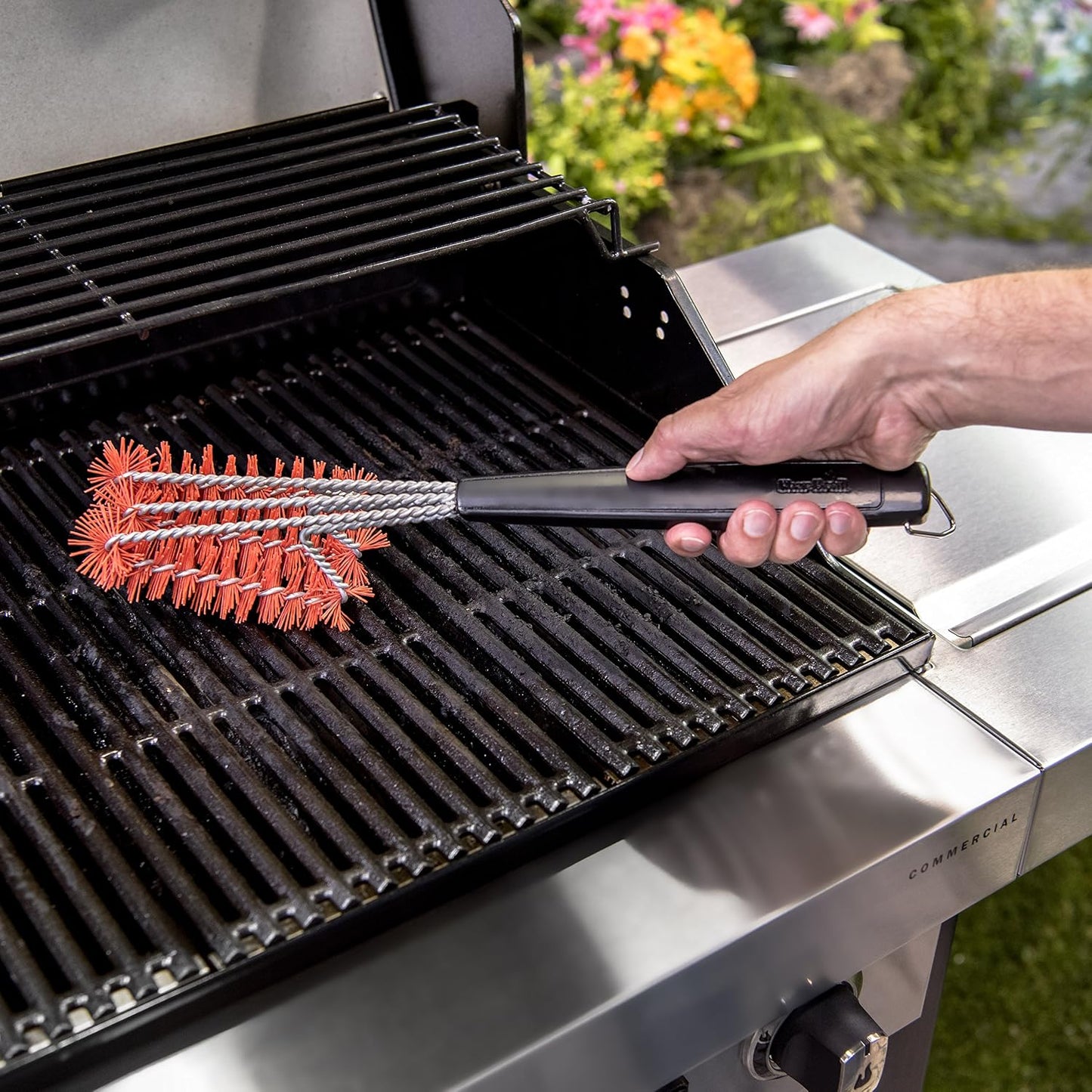 Charbroil Safer Cool-Clean 360 Grill Brush - CB1250066P4