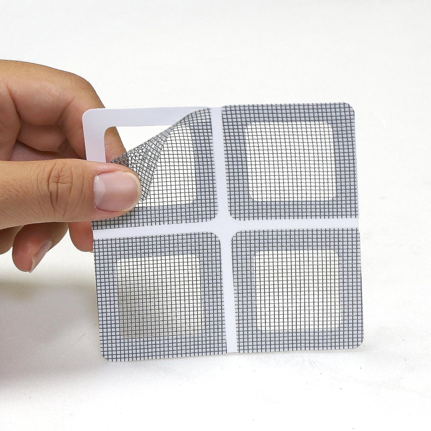 by.RHO Window and Door Screen Repair Patch kit. 25 Patches, (1⅞" x 1⅞" x 20pcs) (3½" x 3½" x 5pcs)
