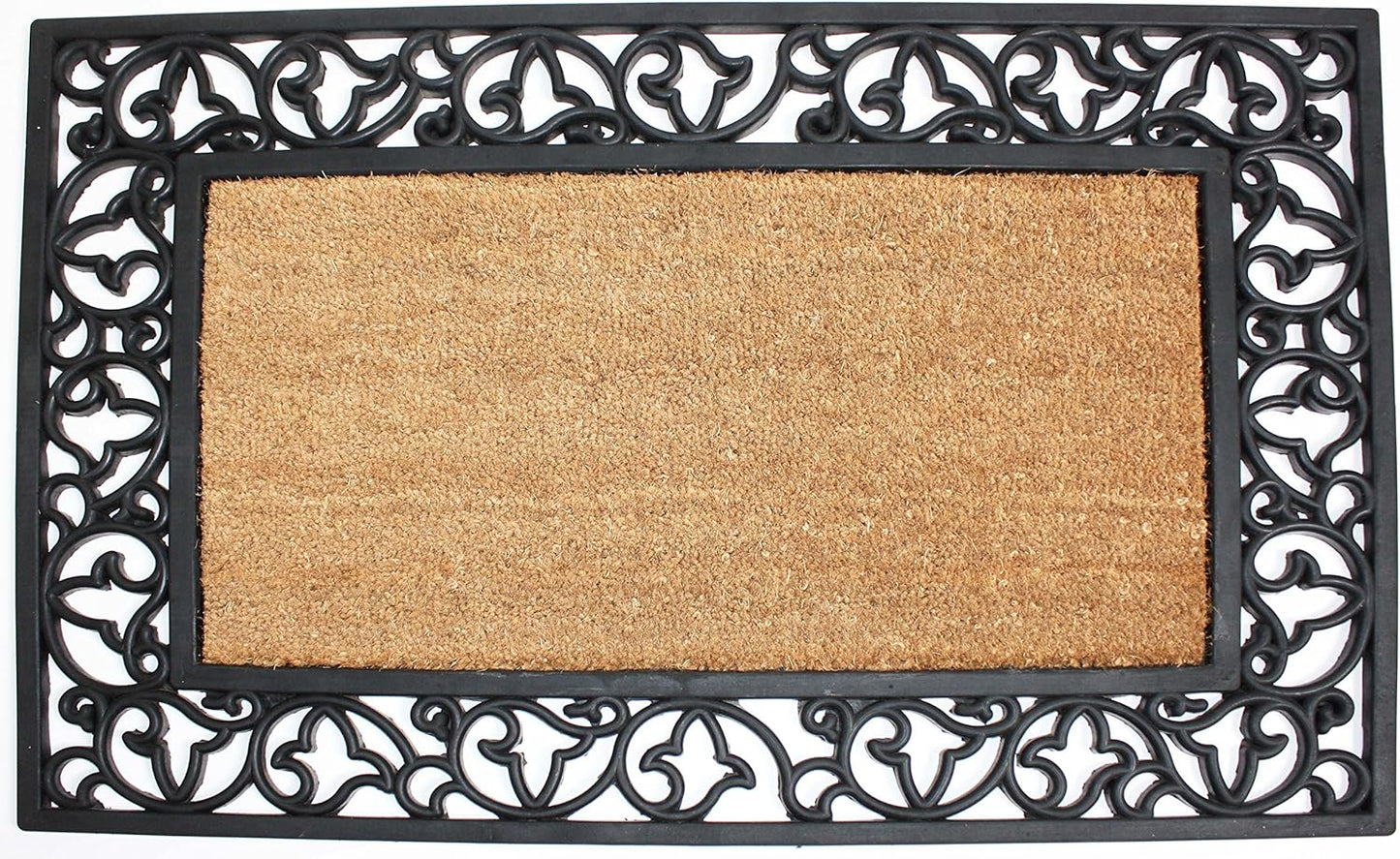 DII Rubber Doormats Collection All Weather, 18x30, Lattice