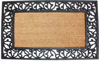 DII Rubber Doormats Collection All Weather, 18x30, Lattice