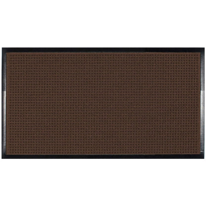 Guardian WaterGuard Indoor/Outdoor Wiper Scraper Floor Mat, Rubber/Nylon, 3'x4', Grey