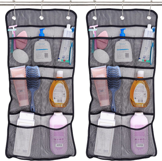 S&T INC. Shower Organizer, Shower Caddy & Bathroom Organizer, 2 Pack, White