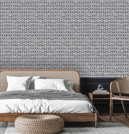 Peel and Stick Wallpaper Roll 17.5 x 216 Whispering Tales Design in Vinyl Sticker Paper for Accent Panels, Bedroom, Kitchen, Office or Shelf Liner