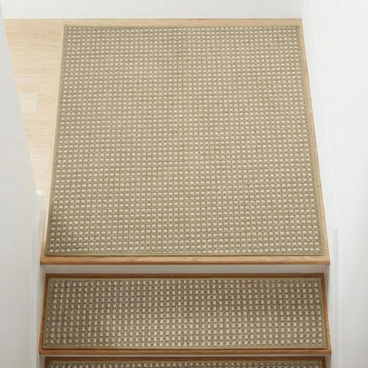 Chenille Stair Treads for Wooden Steps 8"x30" (15 Pack), Ultra Soft Non-Slip Carpet Stair Runners Indoor, Peel and Stick Self-Adhesive Step Rugs for Kids & Dogs, Machine Washable, Gray