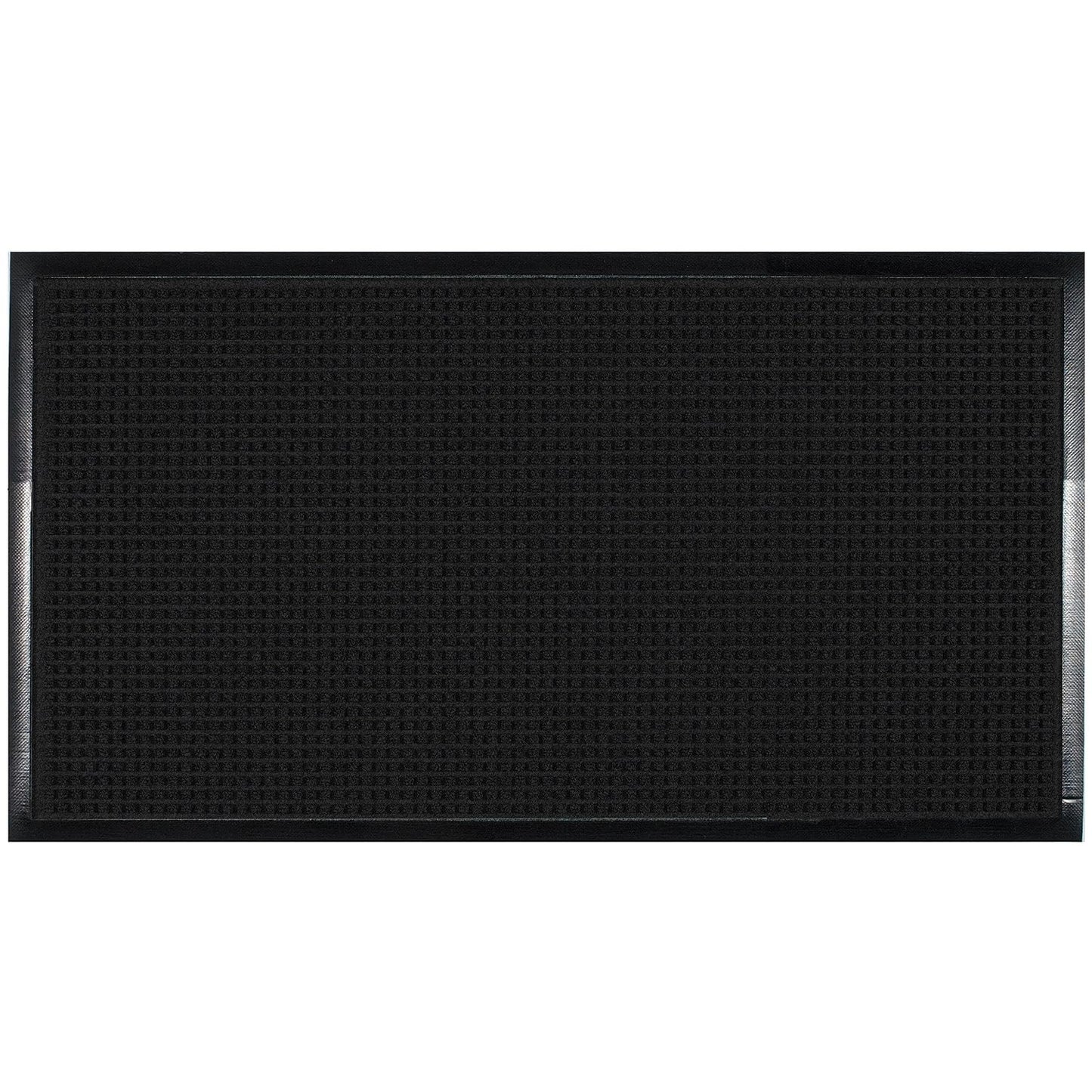 Guardian WaterGuard Indoor/Outdoor Wiper Scraper Floor Mat, Rubber/Nylon, 3'x4', Grey