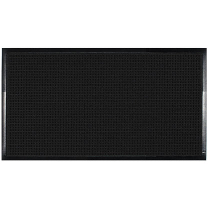 Guardian WaterGuard Indoor/Outdoor Wiper Scraper Floor Mat, Rubber/Nylon, 3'x4', Grey