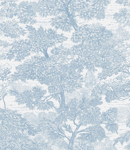 Safiyya Peel and Stick Wallpaper Beige Forest Contact Paper 17.3" x 118" Vintage Tree Wall Paper Renter Friendly Self Adhesive Removable Wallpaper for Bathroom Vinyl Off-White
