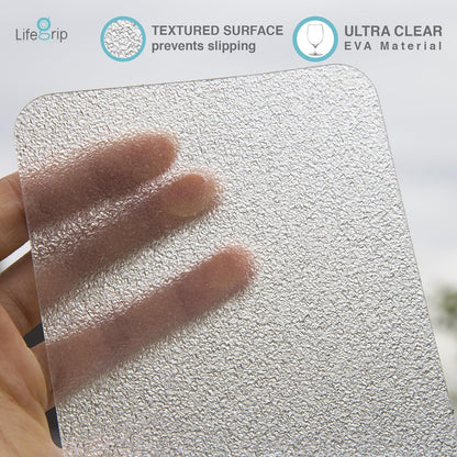 LifeGrip Anti Slip Transparent Anti Slip Tape, 2 inch by 30 feet, Non-Slip Traction Grip Tape to Tubs, Boats, Stairs, Clear, Soft, Comfortable for Bare feet (2" X 30')