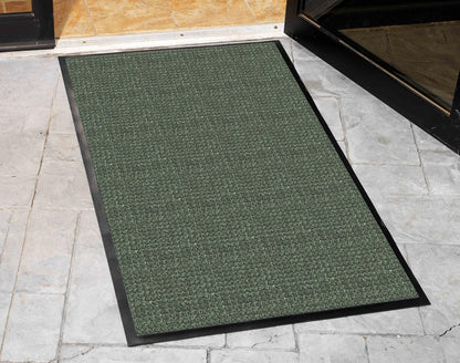 Guardian WaterGuard Indoor/Outdoor Wiper Scraper Floor Mat, Rubber/Nylon, 3'x4', Grey