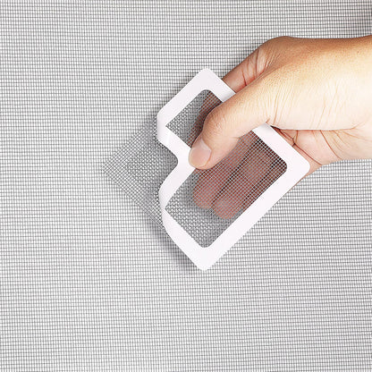 by.RHO Window and Door Screen Repair Patch kit. 25 Patches, (1⅞" x 1⅞" x 20pcs) (3½" x 3½" x 5pcs)